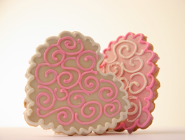 Swirly Heart Cookie